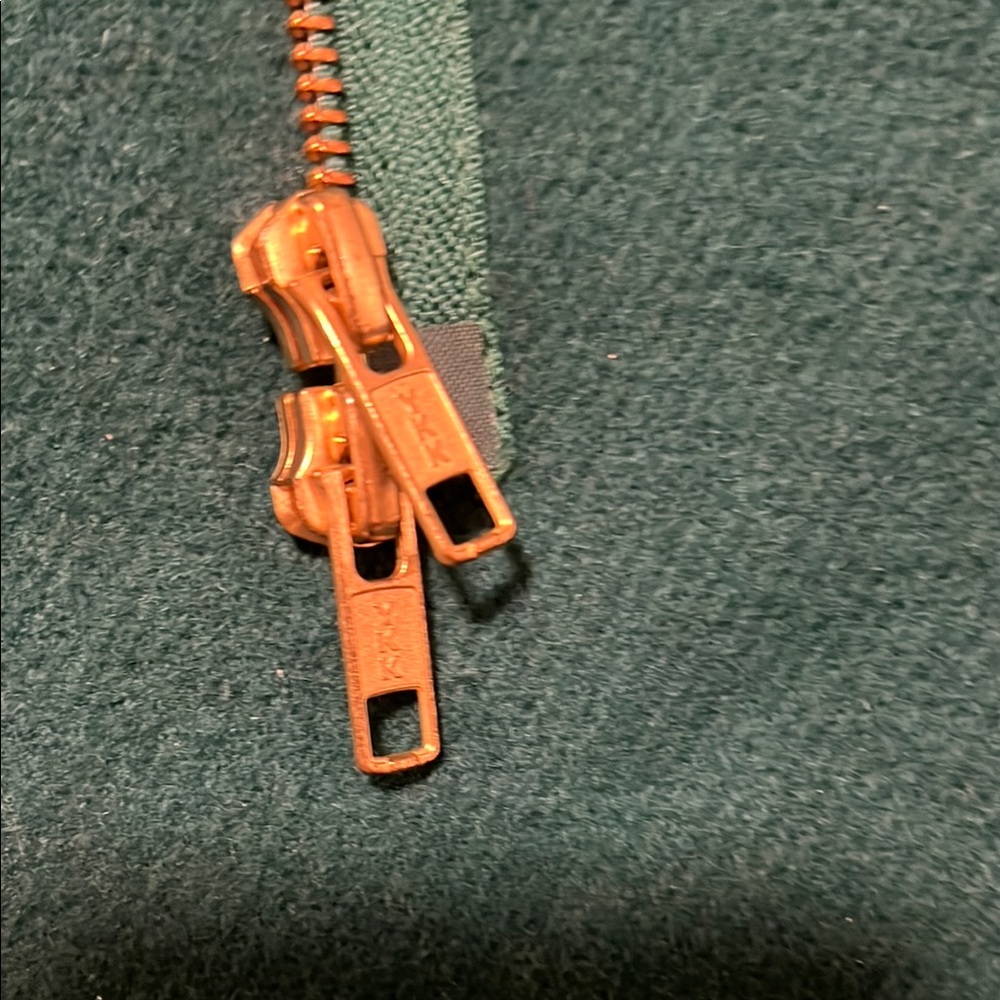 J Crew Green Trench Coat - Picture 3 of 6